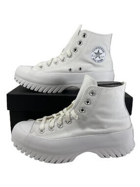 Converse Chuck Taylor Lugged WHITE Platform Sneaker 9.5 Women (7.5 MEN) A00871C